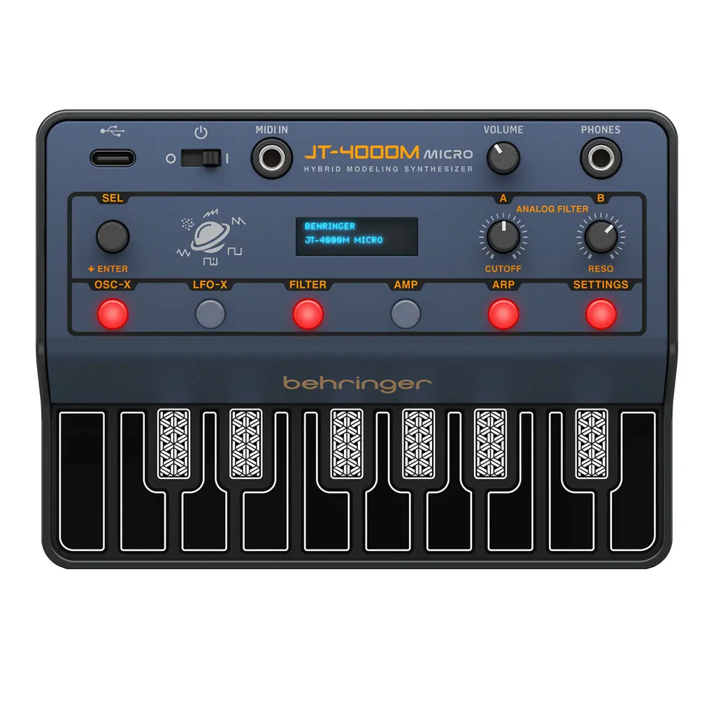 Behringer Jt-4000M Micro 4-Voice Hybrid Synthesizer With Midi 1