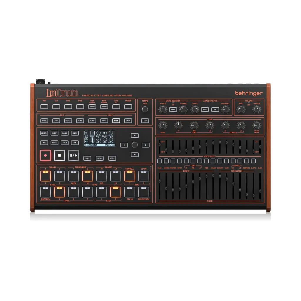 Behringer Lm Drum Classic Hybrid Sampling Drum Machine 1