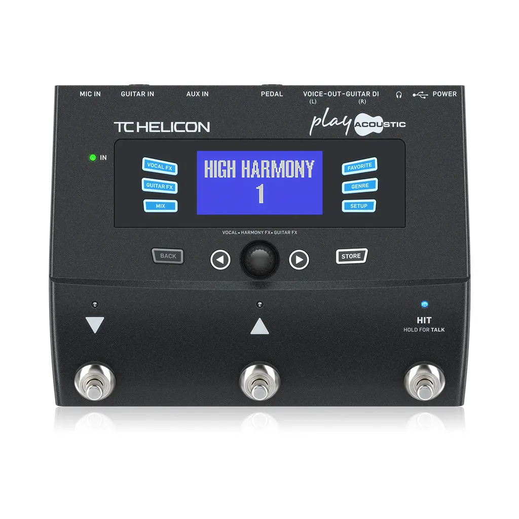 Tc Helicon Play Acoustic Vocal Processor Pedal 1