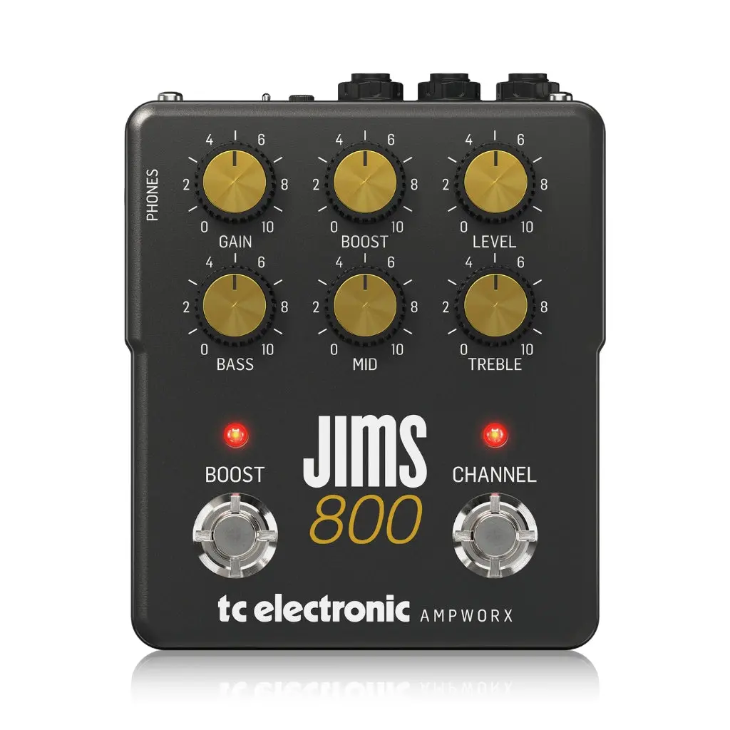 Tc Electronic Jims 800 Dual Channel Guitar Preamp Pedal 1
