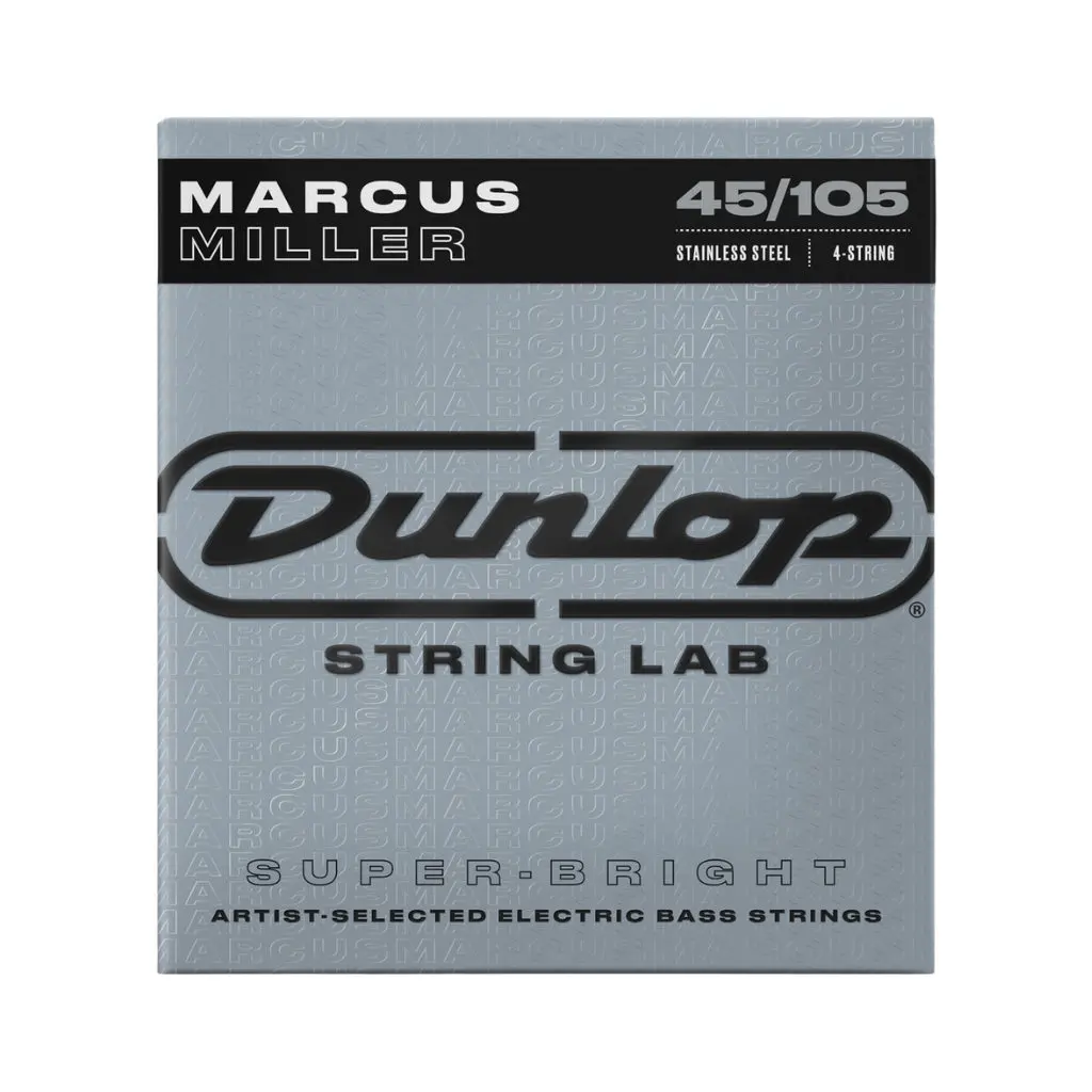 Dunlop Marcus Miller Super-Bright Stainless Steel 45-105 Bass Strings - Long Scale 1