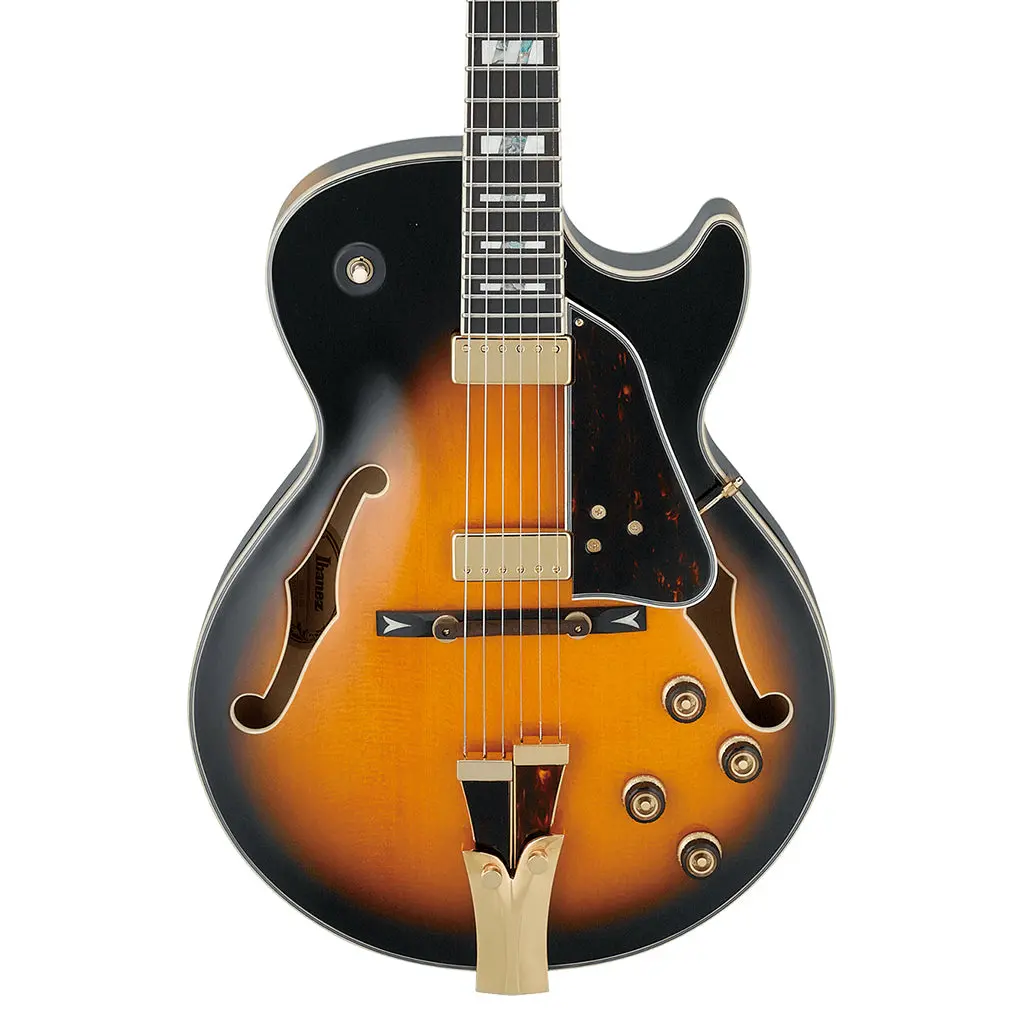 Ibanez Gb10se George Benson Archtop - Brown Sunburst 1