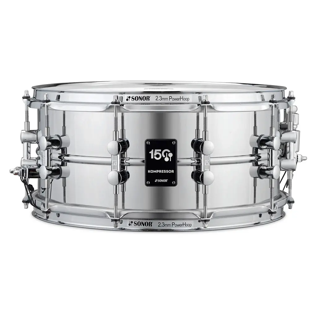 Sonor Kompressor 14"X6.5" Steel Snare Drum - 150Th Anniversary Limited Edition 1