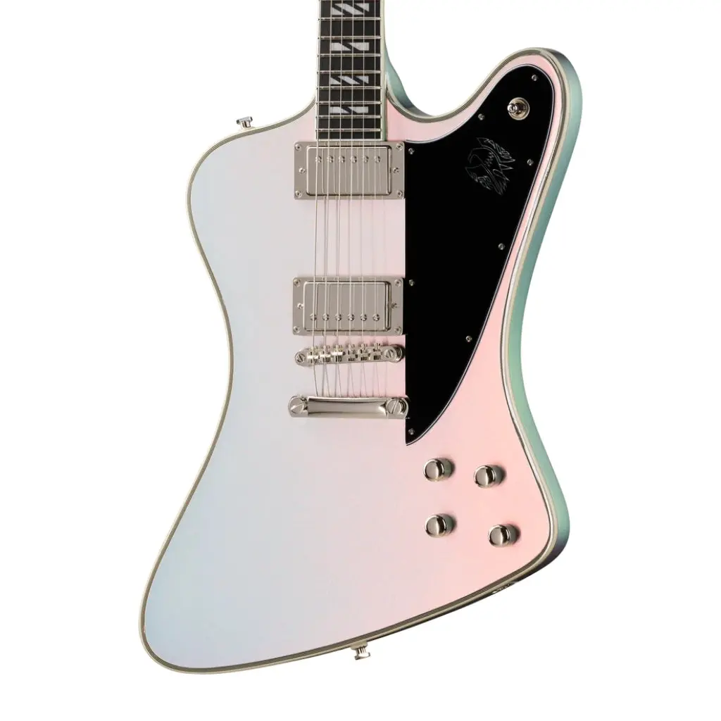 Epiphone Futura Firebird Custom Electric Guitar - Quicksilver Shift 1