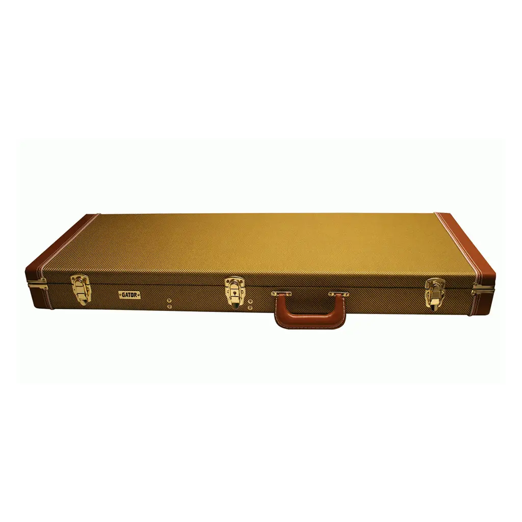 Gator Gw-Electric-Tw Electric Guitar Deluxe Wood Case, Tweed 1