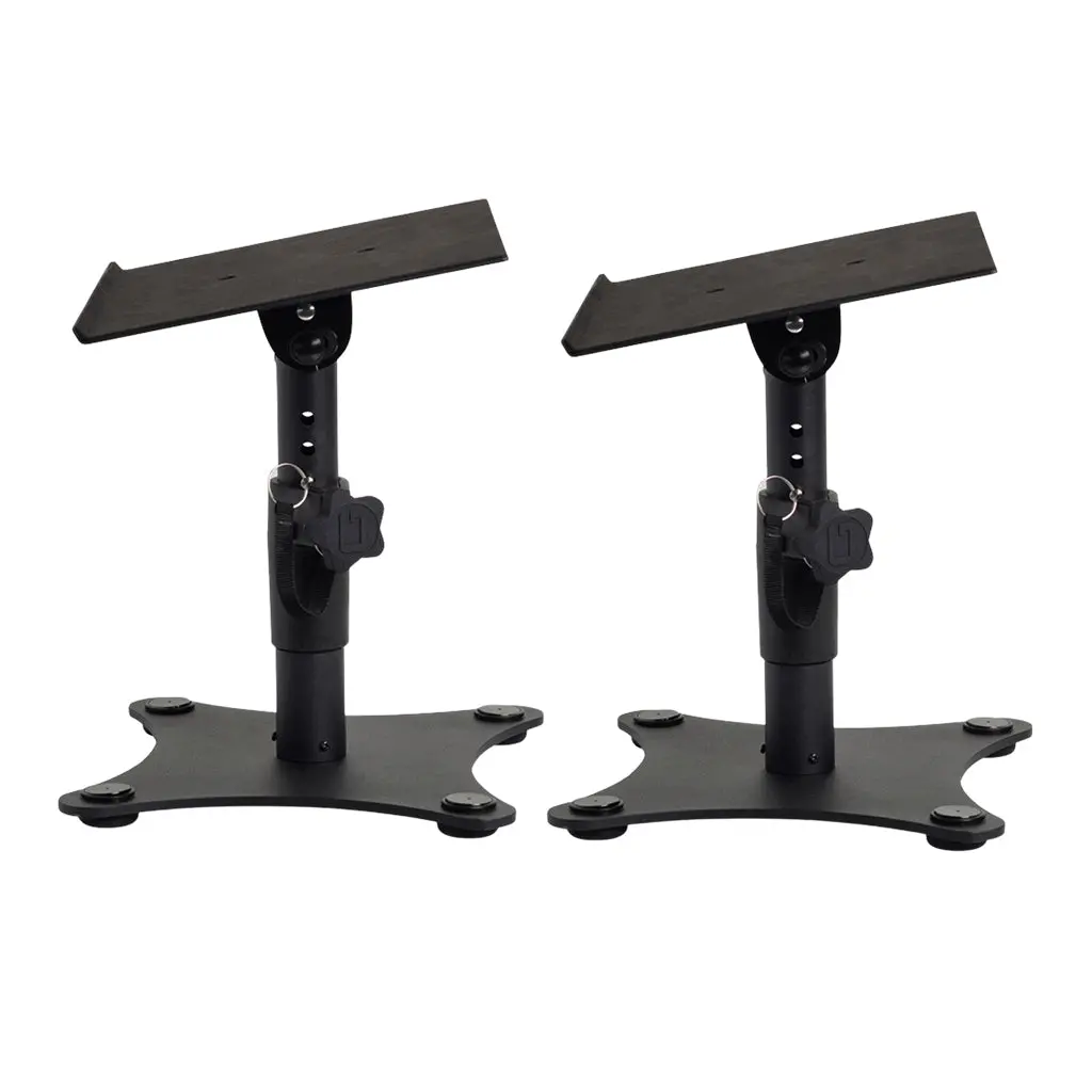 Gator Frameworks Gfwspkstmndsk Desktop Studio Monitor Stand Pair 1