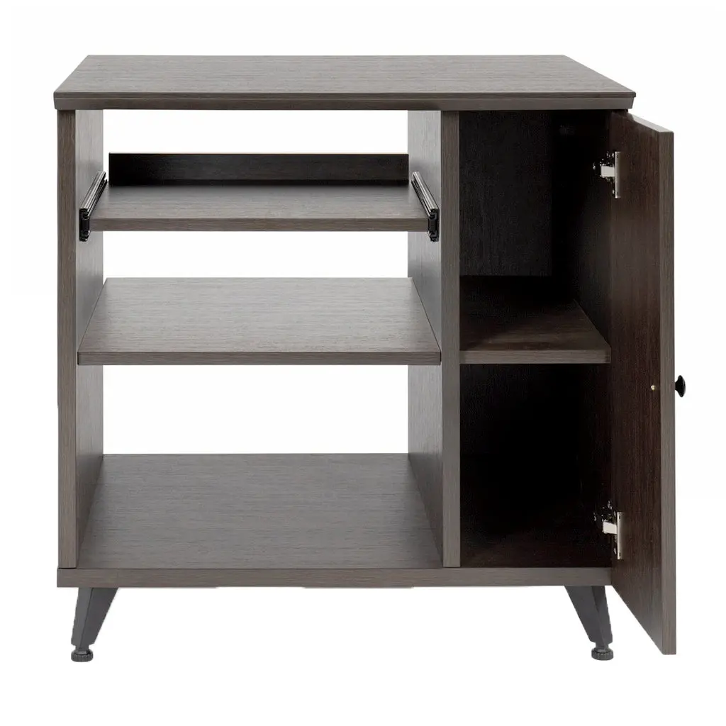 Gator Elite Studio Sidecar Rack W/Shelf Brown 1