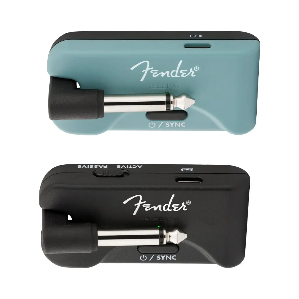 Fender  Telepath Guitar Wireless System - Mystic Ice Blue & Black 1