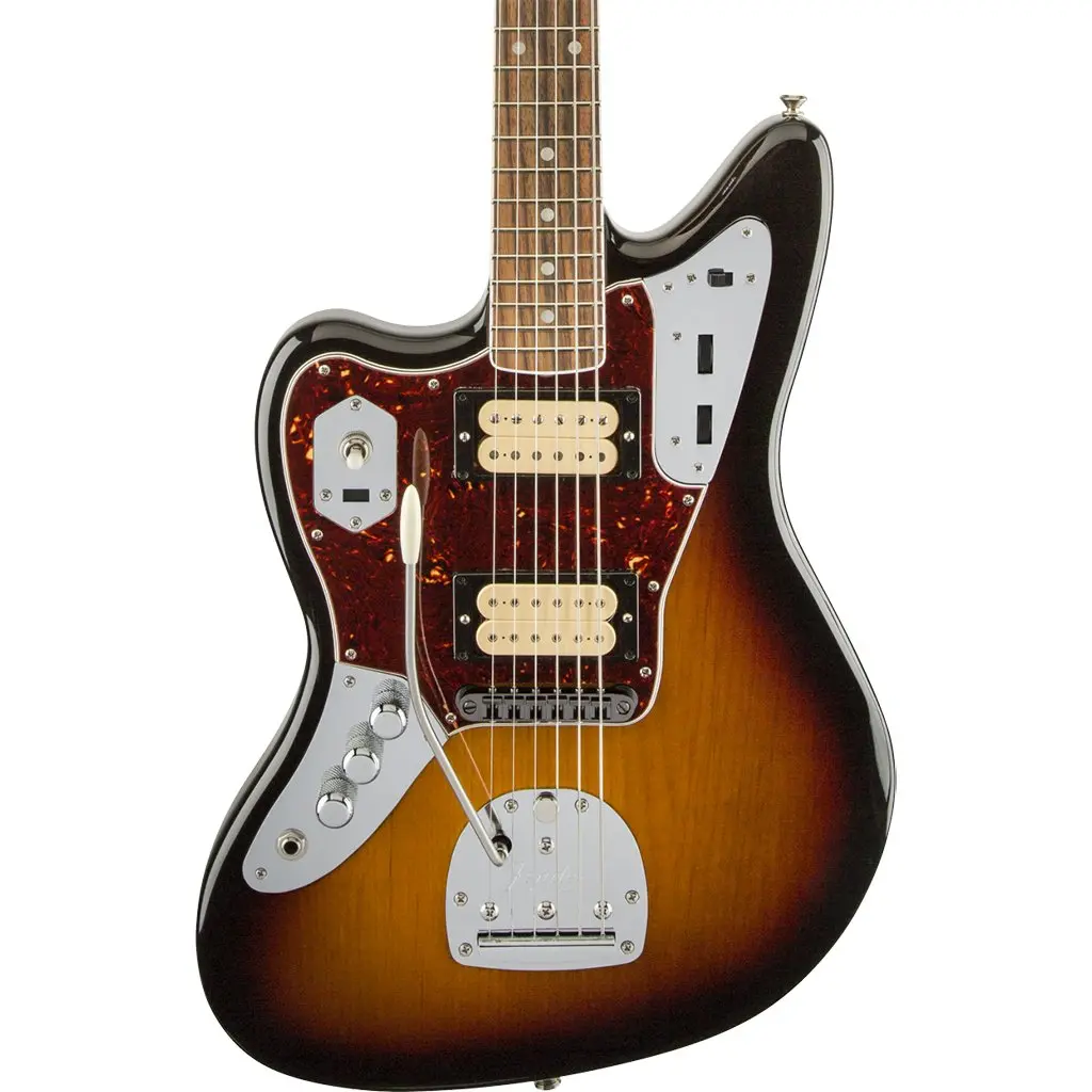 Fender - Kurt Cobain Jaguar Left Handed - Nos 3 Tone Sunburst - Rosewood 1