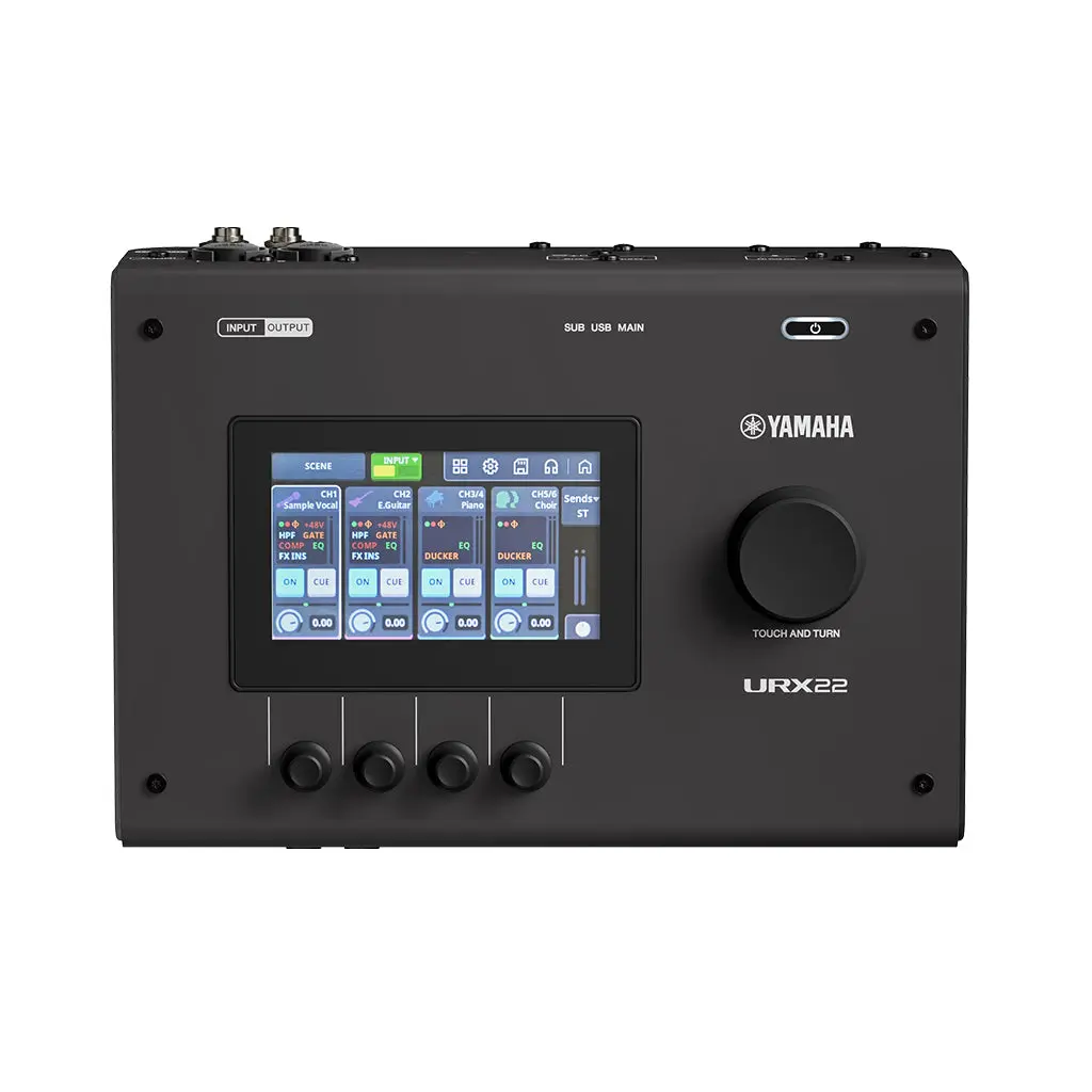 Yamaha Urx22 Compact Audio Interface 4-In/2-Out - Black 1