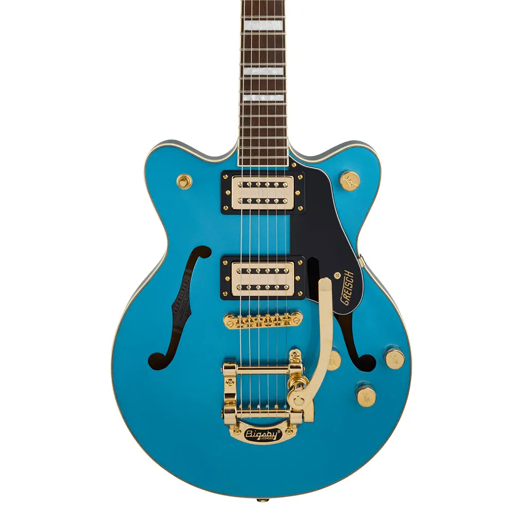 Gretsch Limited Edition G2655tg Streamliner Centre-Block Jr Doublecut With Bigsby Electric Guitar Laurel Fingerboard Riviera Blue 1
