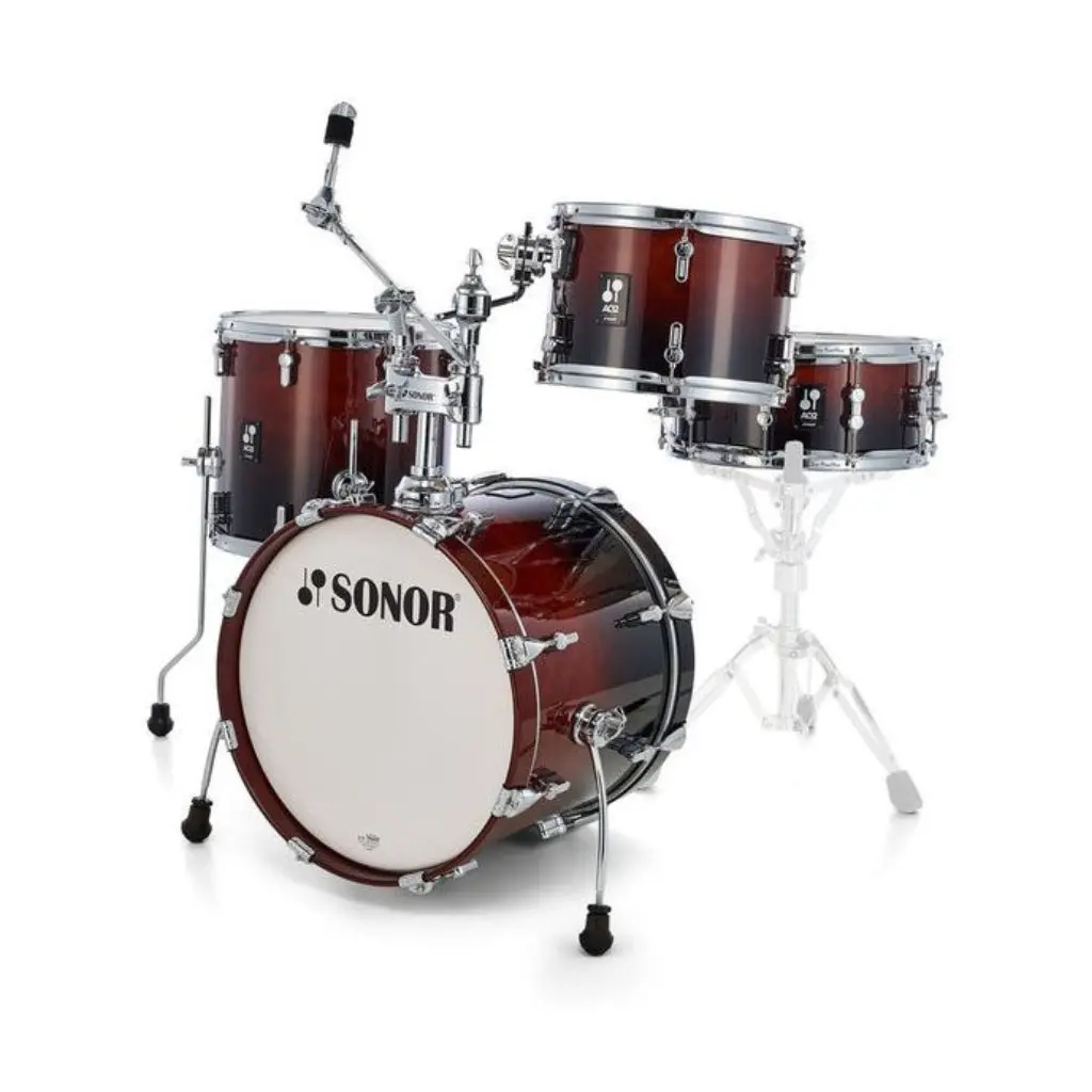 Sonor Aq2 Bop 4-Piece Shell Pack With Snare - Brown Fade 1