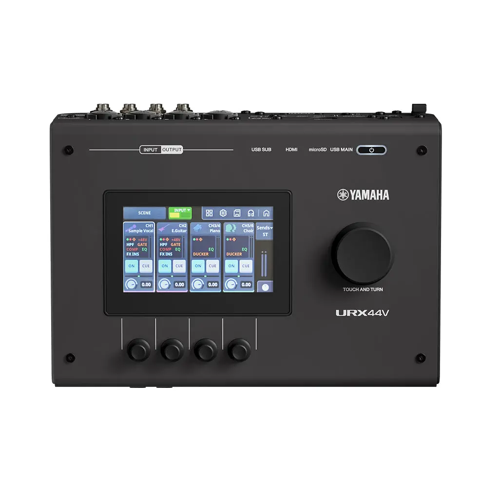 Yamaha Urx44v Compact Audio/Video Interface 6-In/4-Out - Black 1