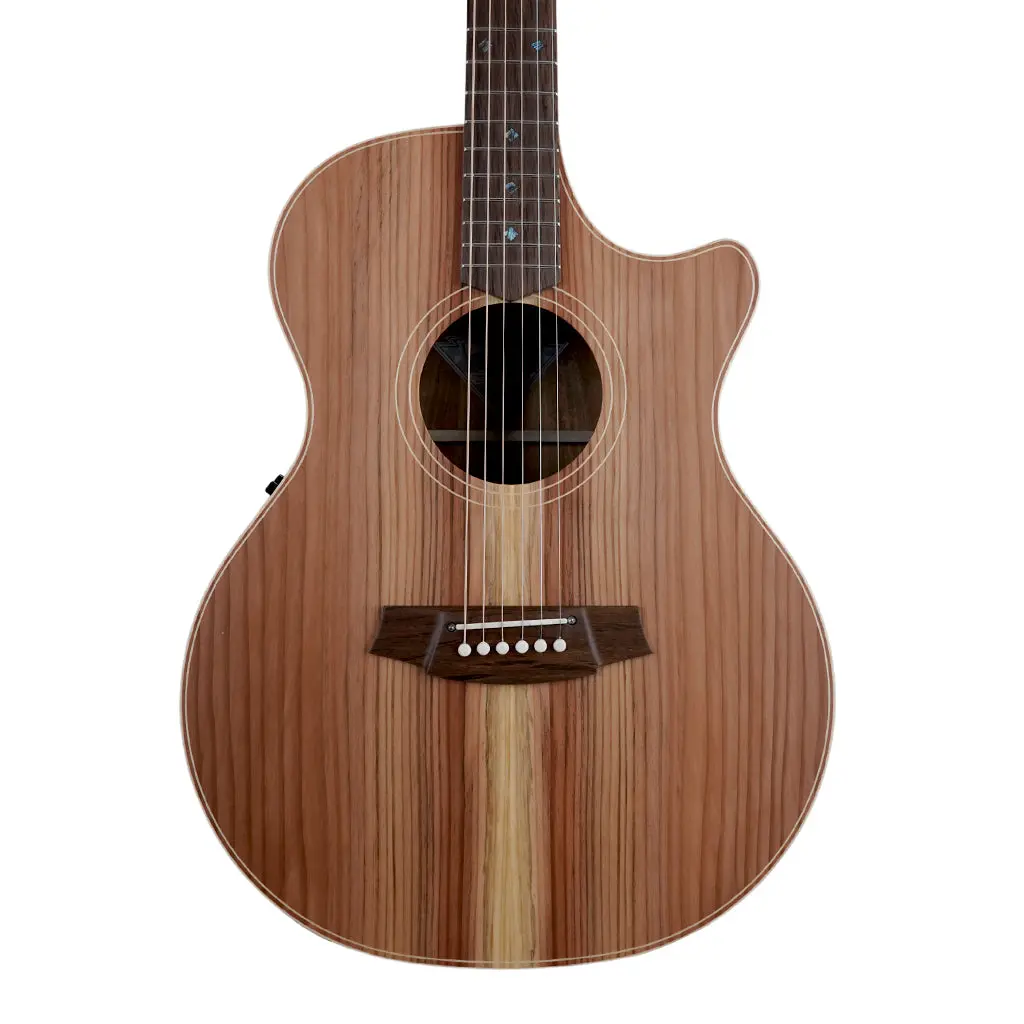 Cole Clark An2ec-Rdbl Grand Auditorium Cutaway - Redwood Blackwood 1