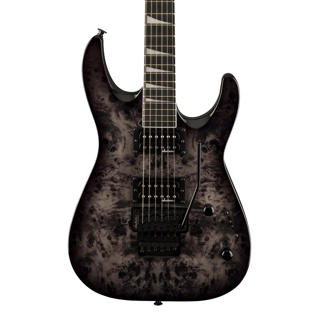 Jackson Js Series Dinky Js32 Dkap Electric Guitar - Transparent Black 1