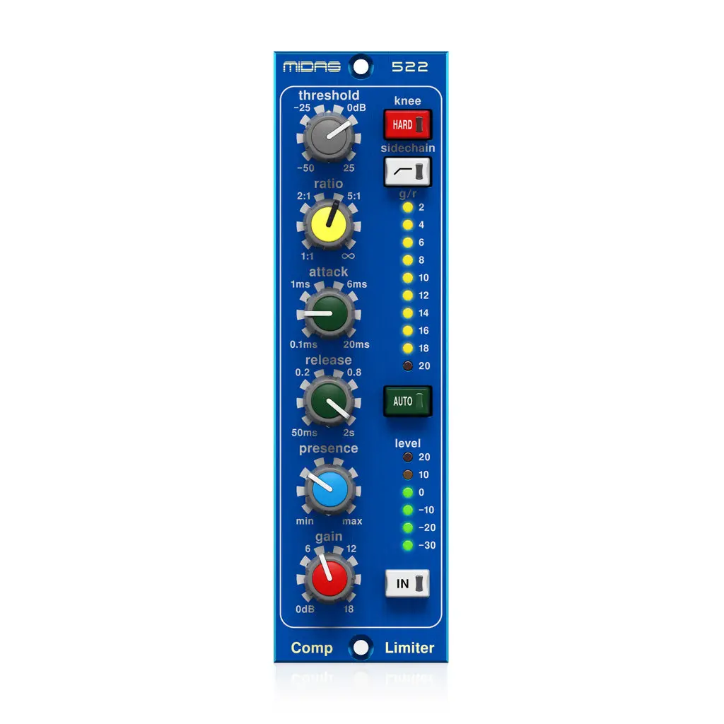 Midas 500 Series Compressor Limiter 522 V2 1