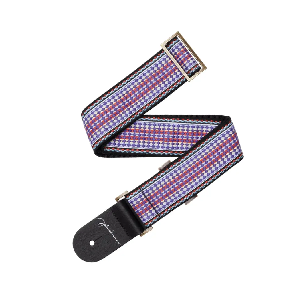 D'addario John Lennon Signature Strap - Live In Nyc Jacquard 1