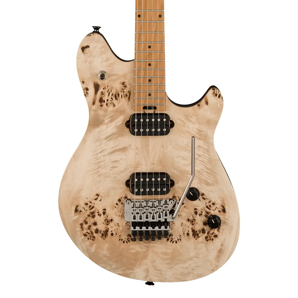 Evh Wolfgang® Wg Standard Exotic Poplar Burl, Baked Maple Fingerboard, Natural 1