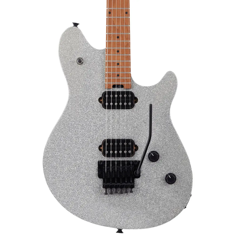 Evh Wolfgang® Wg Standard, Baked Maple Fingerboard, Silver Sparkle 1