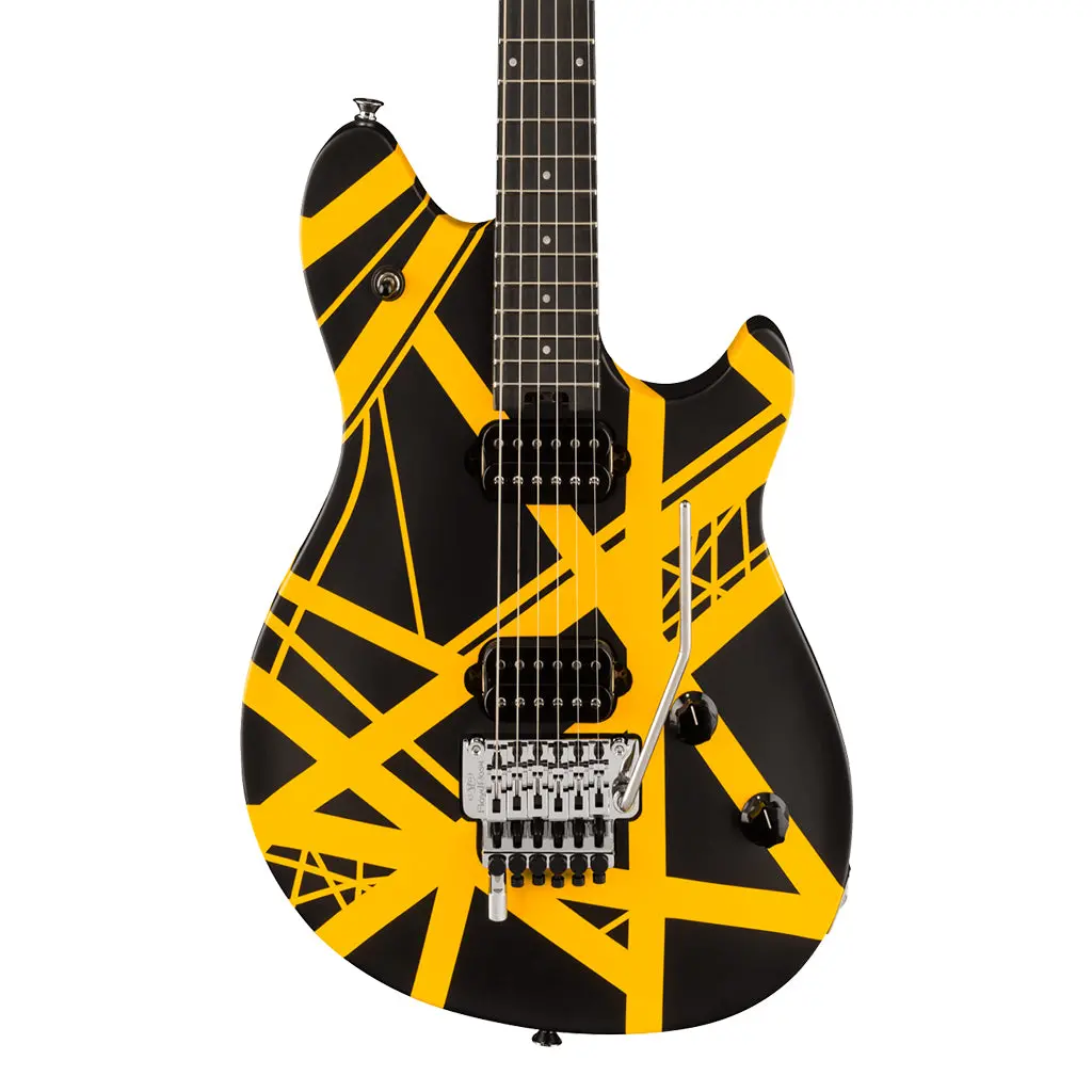 Evh Wolfgang Special Striped Series Black And Yellow 1
