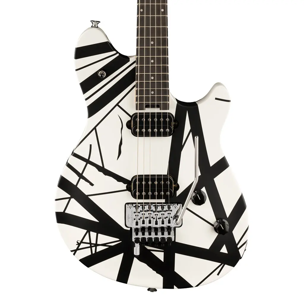 Evh Wolfgang Special Striped Series Black And White 1