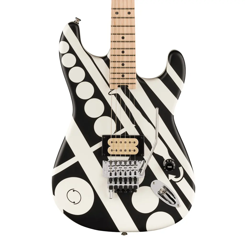 Evh Striped Series Circles White And Black 1