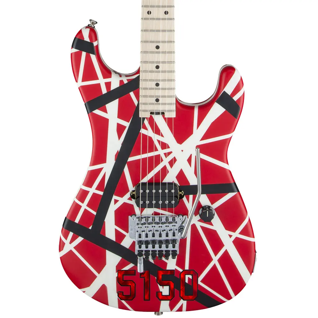 Evh Striped Series 5150 - Red, Black, White 1
