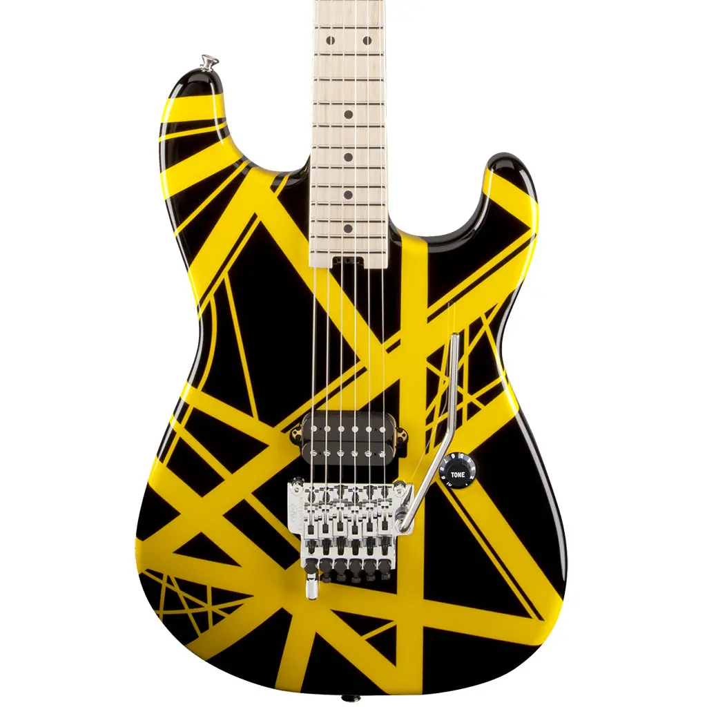 Evh Striped Series - Black With Yellow Stripes 1