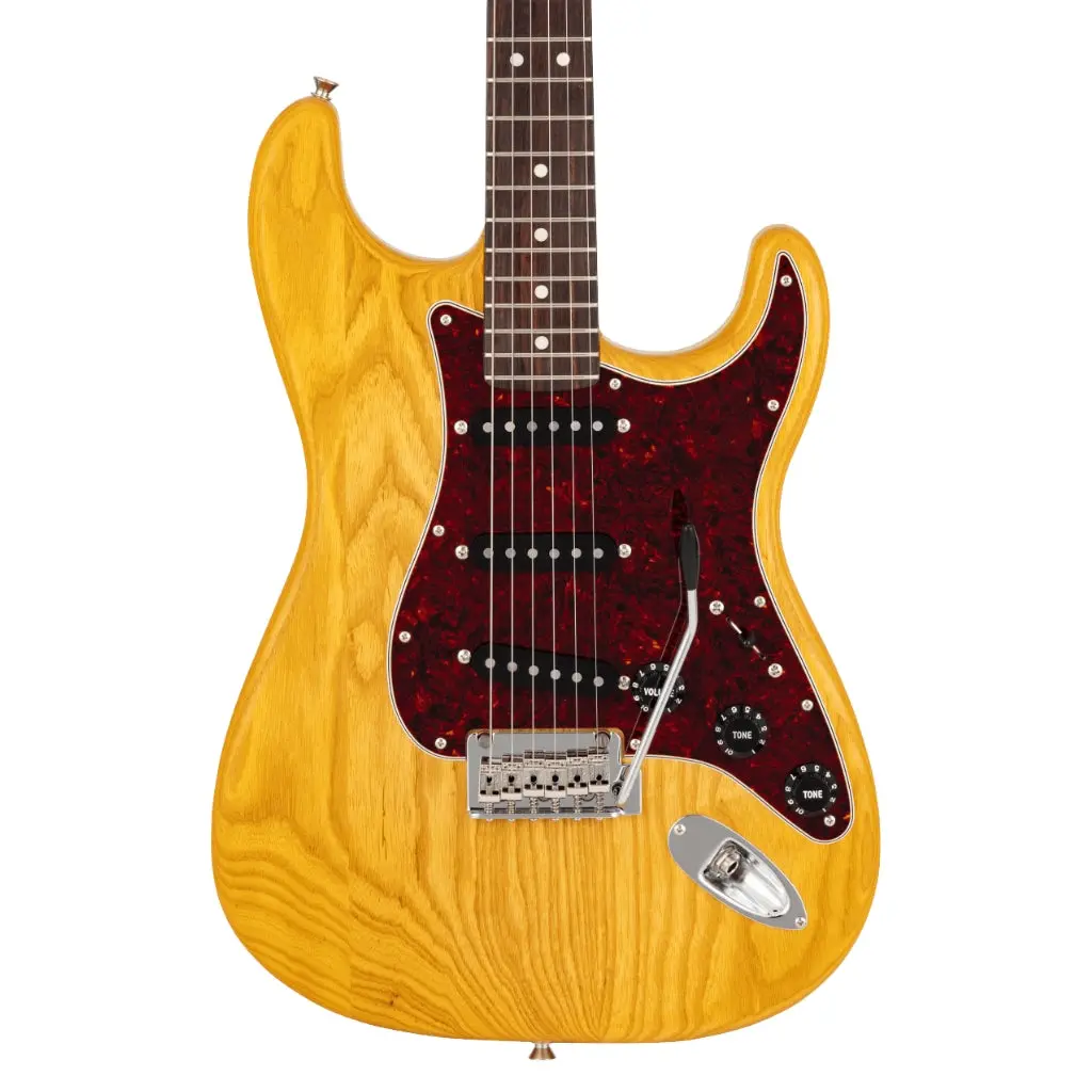 Fender Made In Japan Limited Stratocaster Raw Ash - Vintage Natural 1