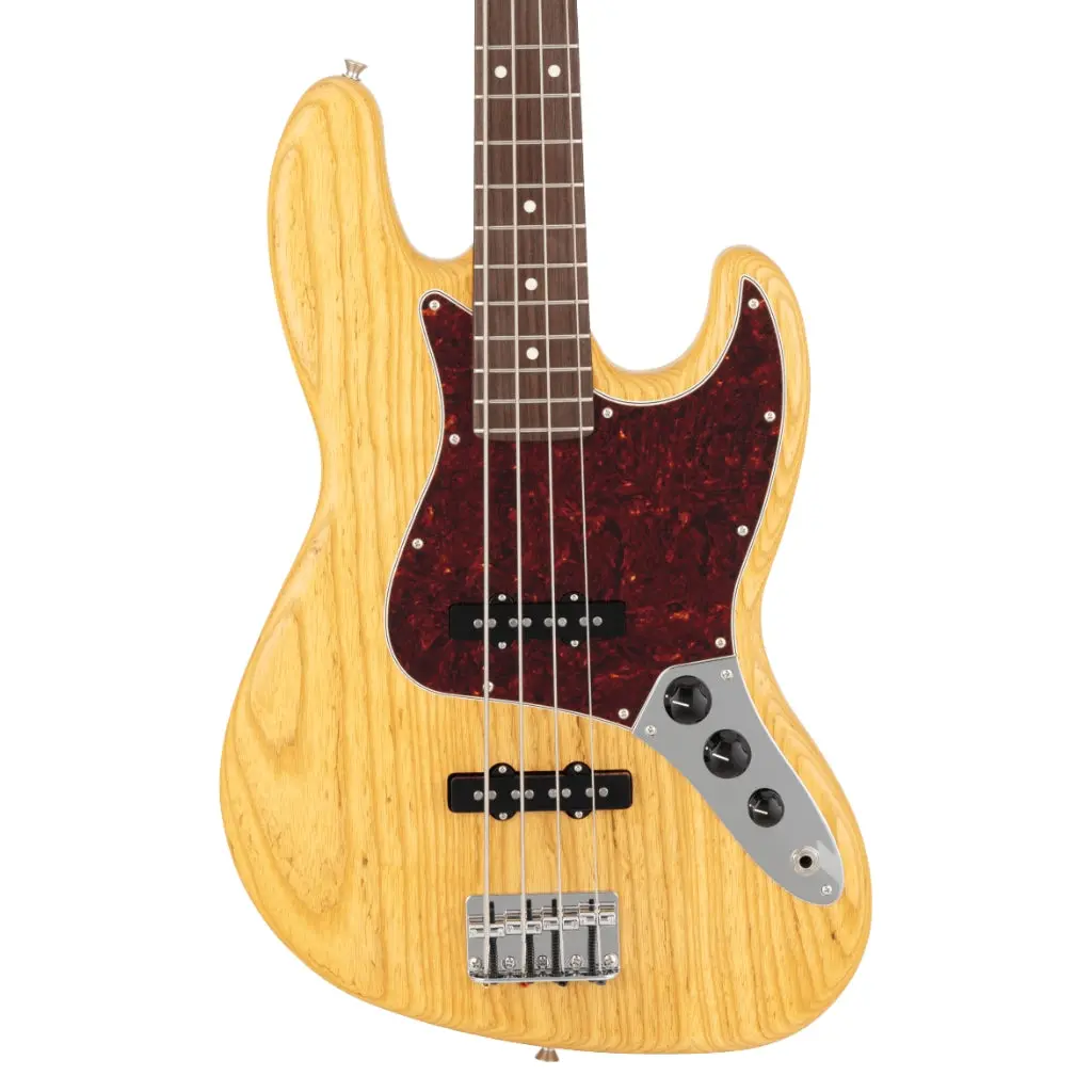 Fender Made In Japan Limited Jazz Bass Raw Ash - Vintage Natural 1