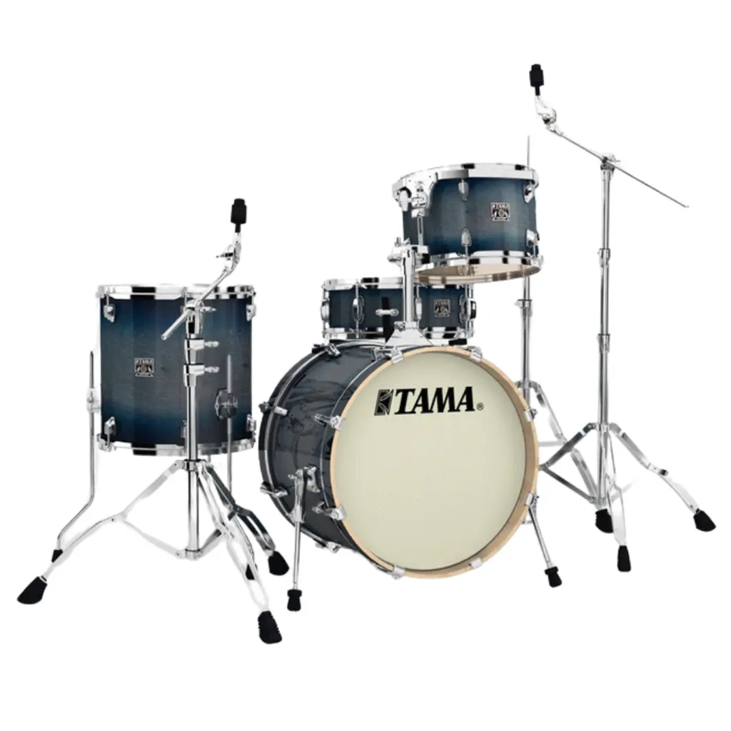 Tama Superstar Classic 4-Piece Shell Pack With 18" Bass Drum And Sm5w Hardware Pack Included - Dark Indigo Burst 1