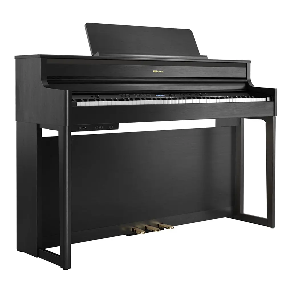 Roland Hp704 Digital Piano - Charcoal Black 1