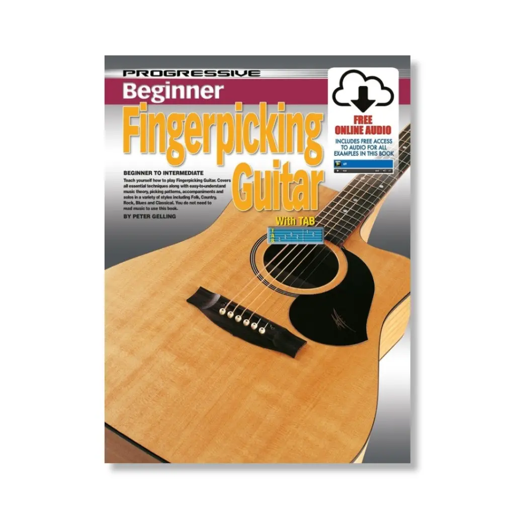 Progressive Beginner Fingerpicking Guitar - Book/Online Audio 1