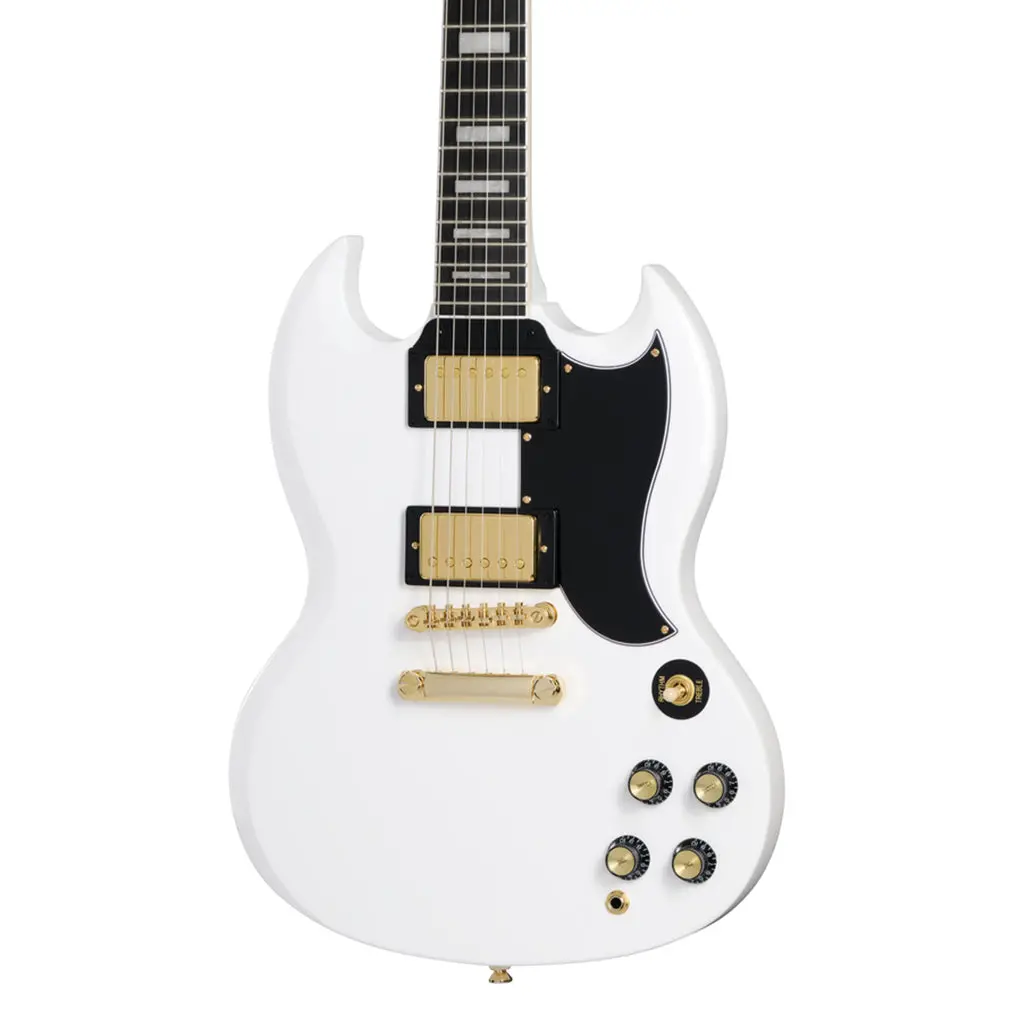 Epiphone Sg Custom With Premium Gig Bag - Alpine White 1