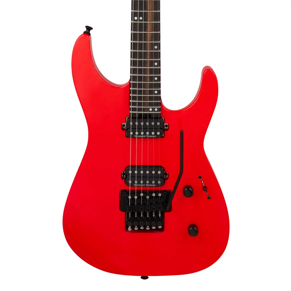 Jackson American Series Virtuoso Electric Guitar Streaked Ebony Fingerboard Rocket Red 1