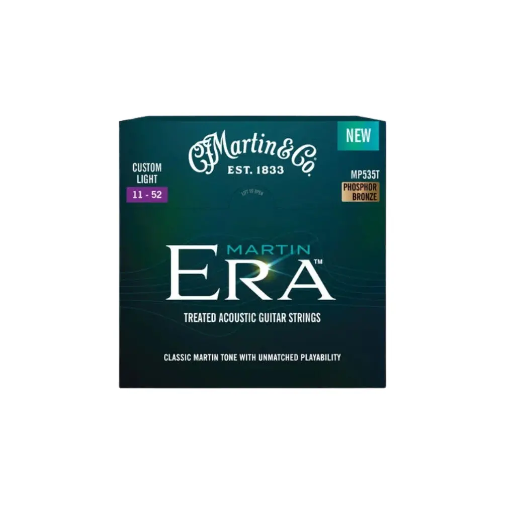 Martin Era Treated Acoustic Guitar Strings Phosphor Bronze  - Custom Light 1