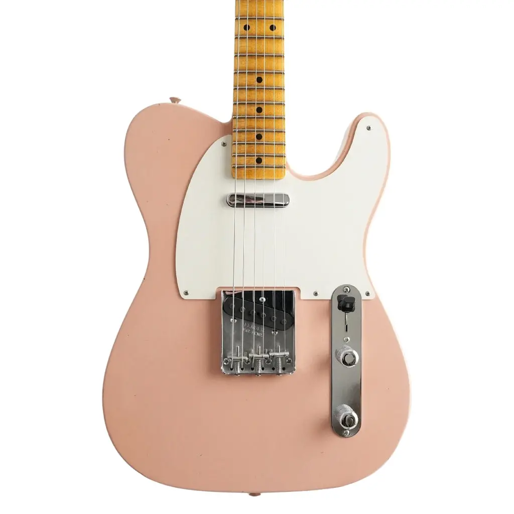 Fender Custom Shop '55 Telecaster Journeyman Relic Electric Guitar - Shell Pink 1