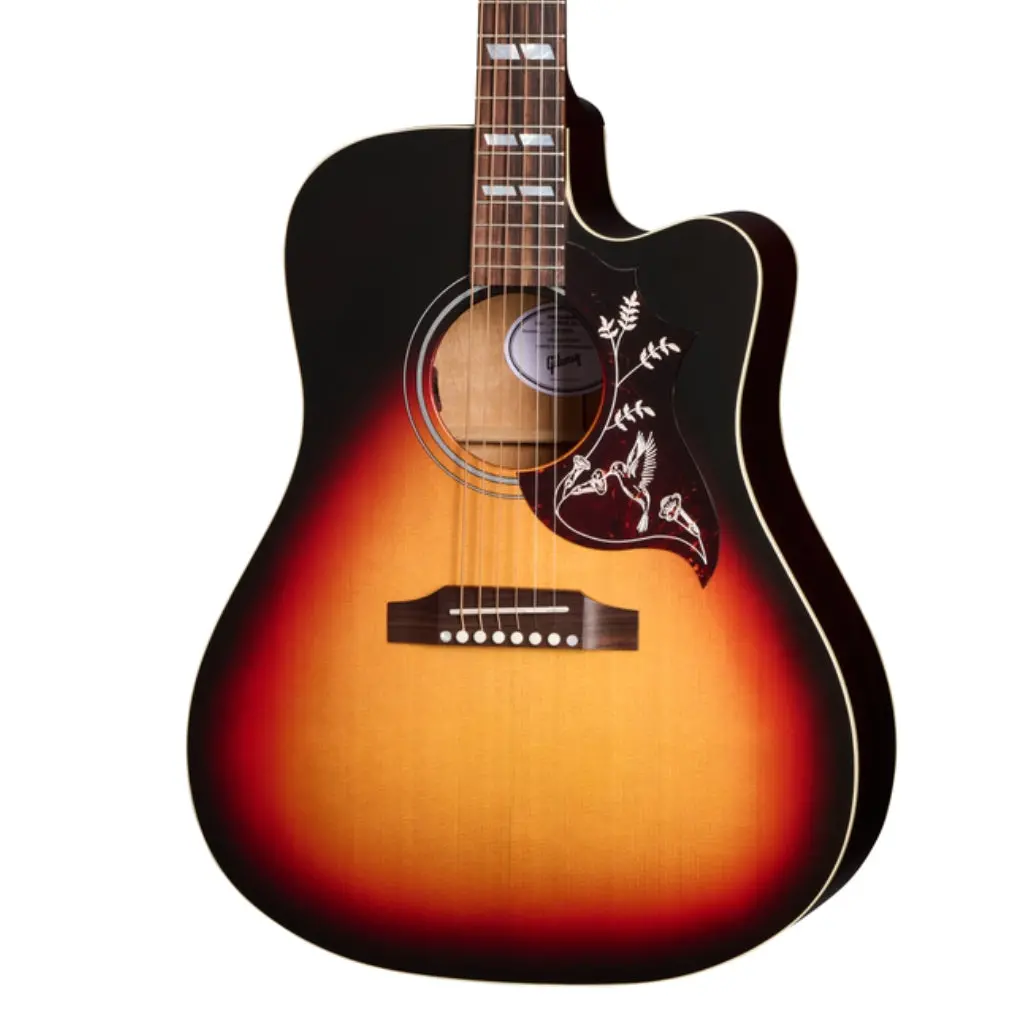 Gibson Hummingbird Studio Ec Acoustic Guitar - Tri Burst Satin 1