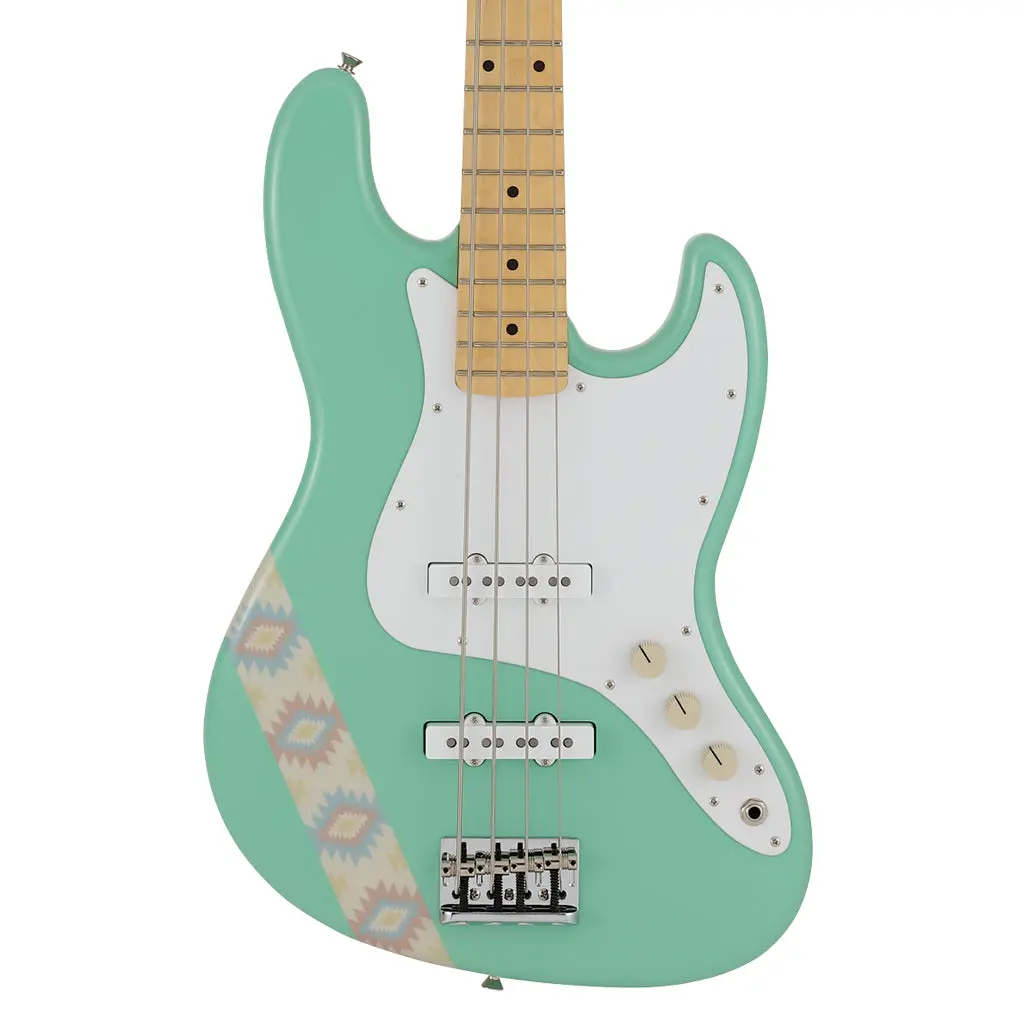Fender Silent Siren Jazz Bass®, Maple Fingerboard, Surf Green 1