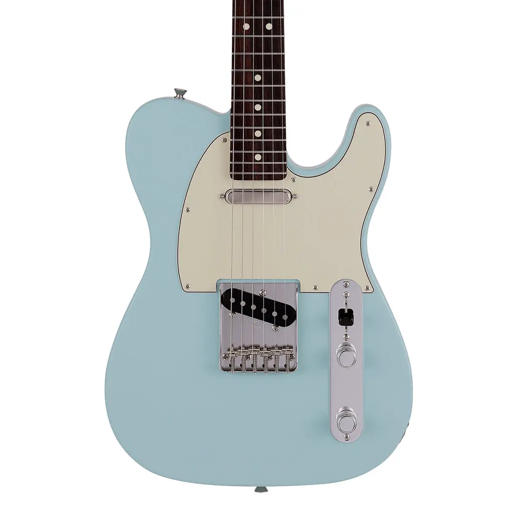 Fender Made In Japan Junior Collection Telecaster®, Rosewood Fingerboard, Satin Daphne Blue 1