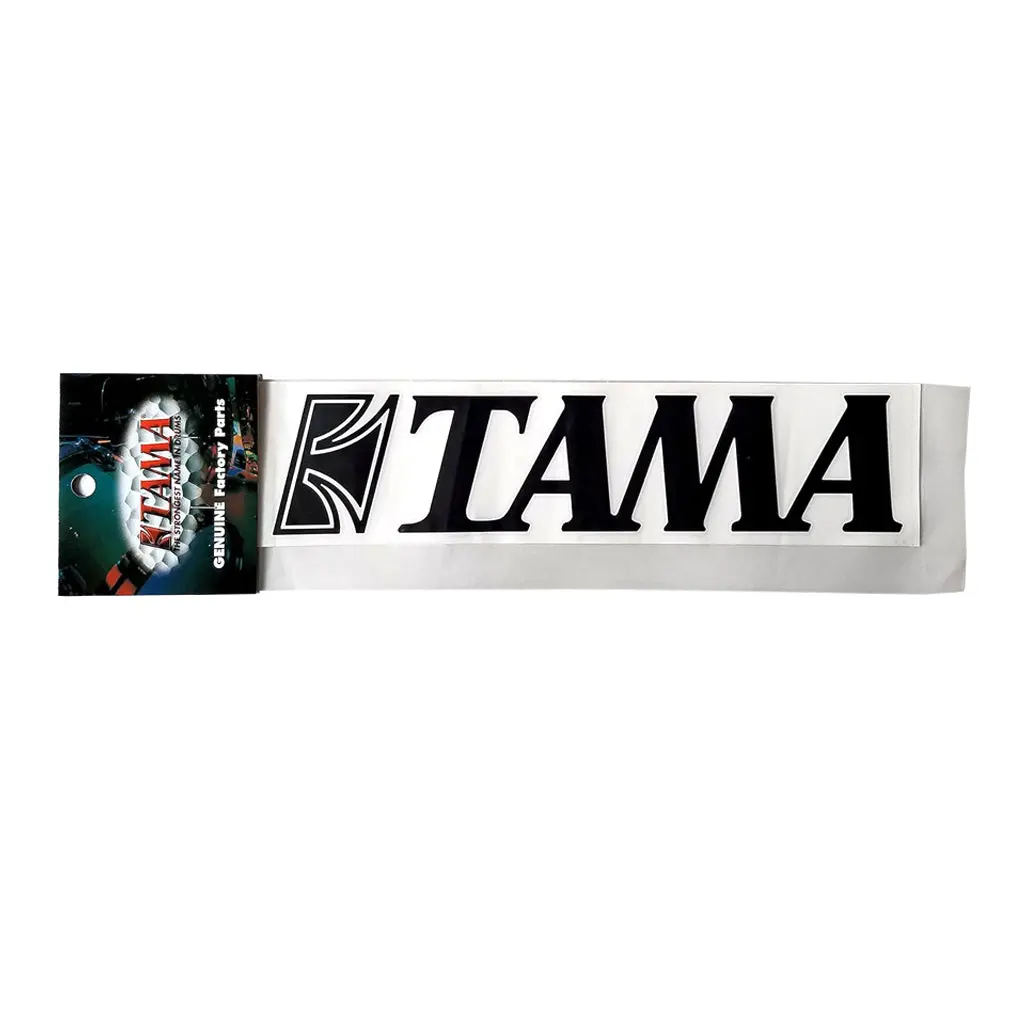 Tama Tls100bk Black Logo Sticker 1