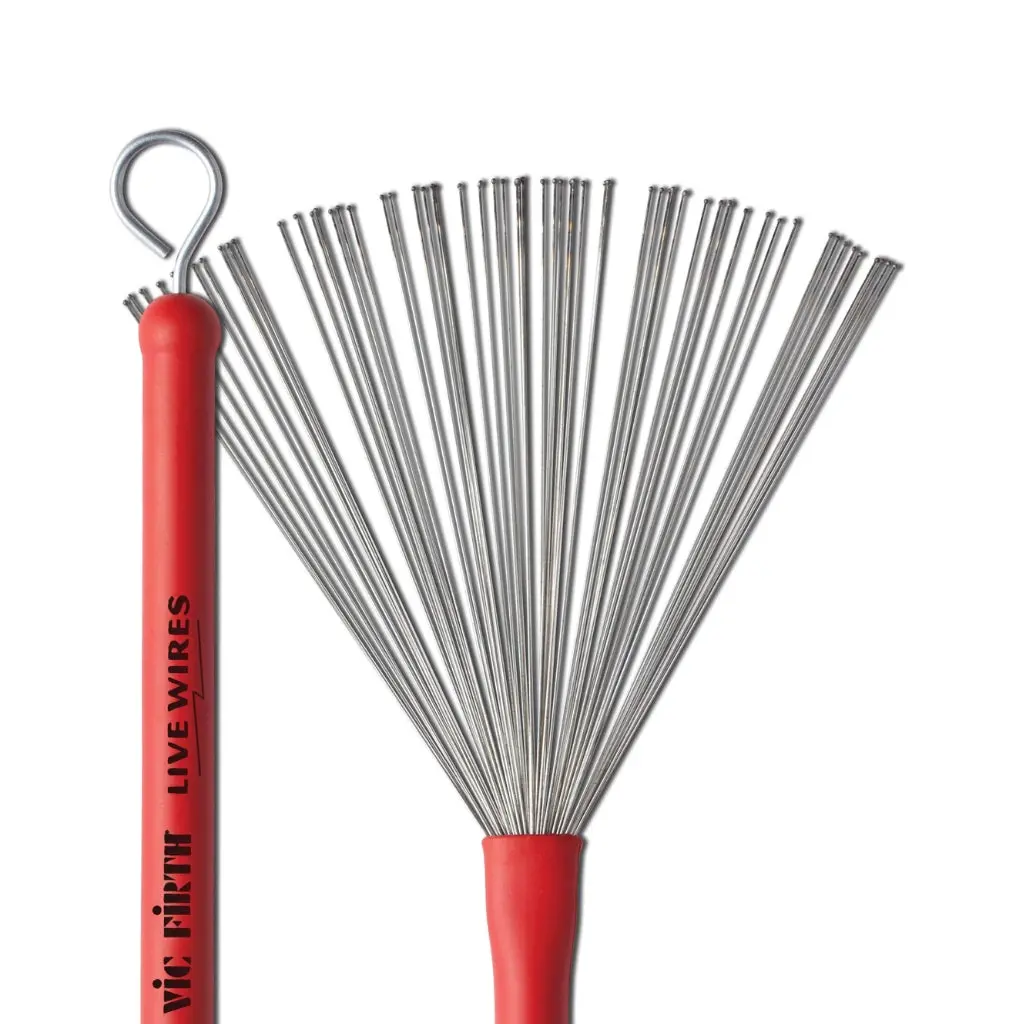 Vic Firth Live Wires Round Bead Tip Brushes 2