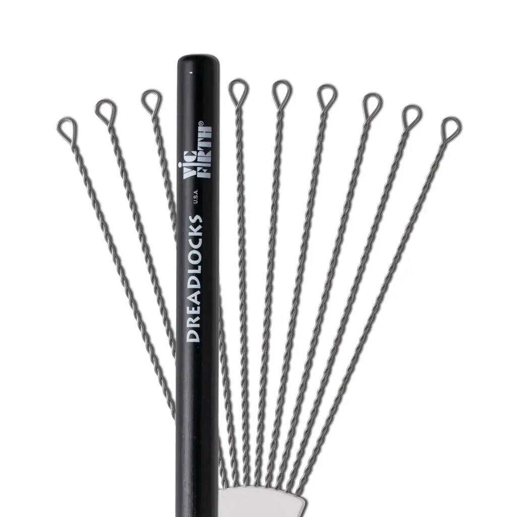 Vic Firth Dreadlocks Braided Steel Brushes 2
