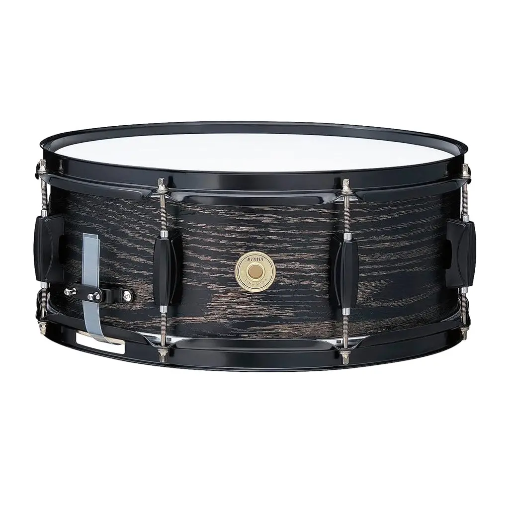 Tama Woodworks 14"X5.5" Snare Drum - Black Oak Wrap 1