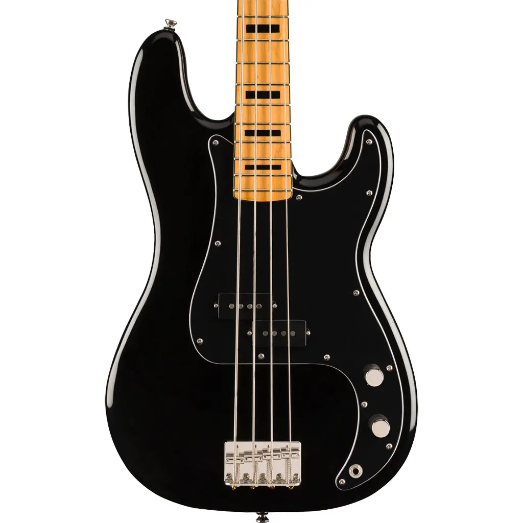 Squier Classic Vibe 70'S Precision Bass - Black - Maple Neck 1