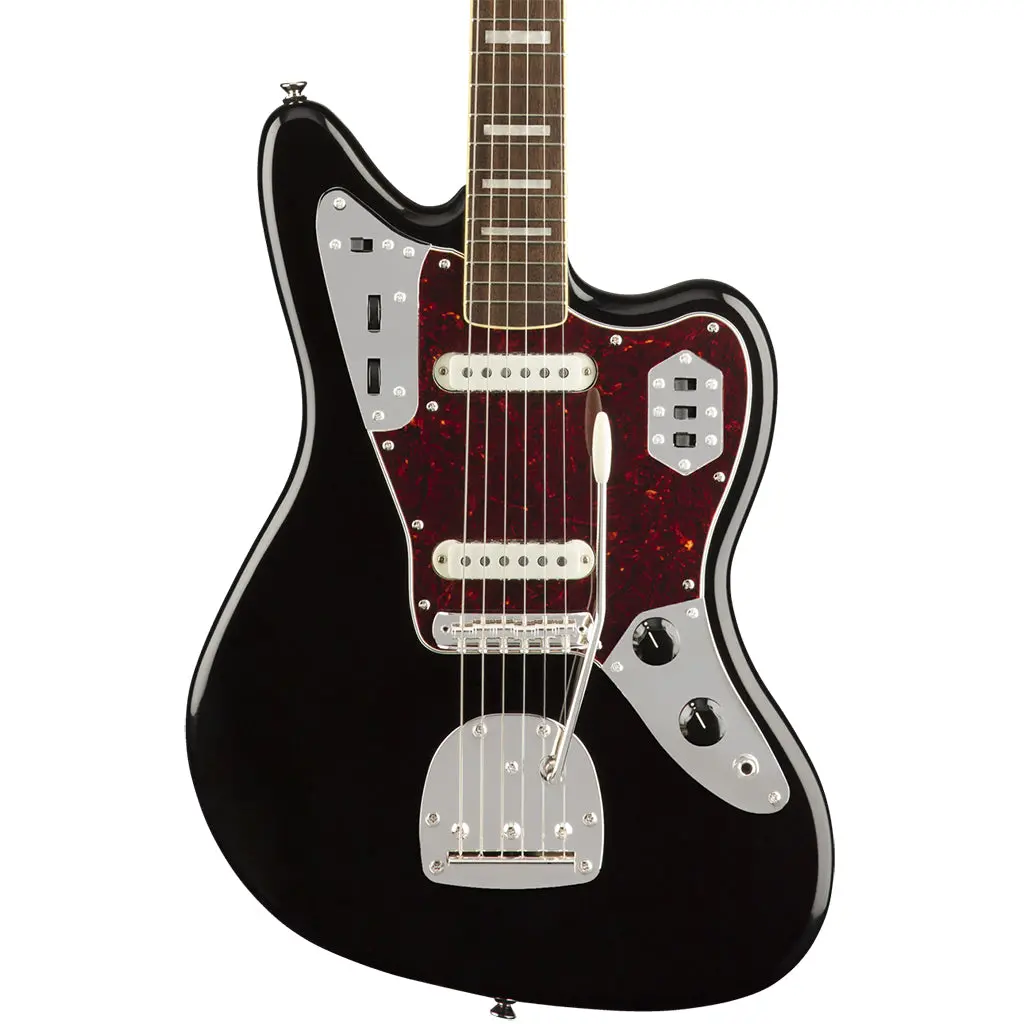 Squier Classic Vibe 70'S Jaguar - Black - Laurel 1