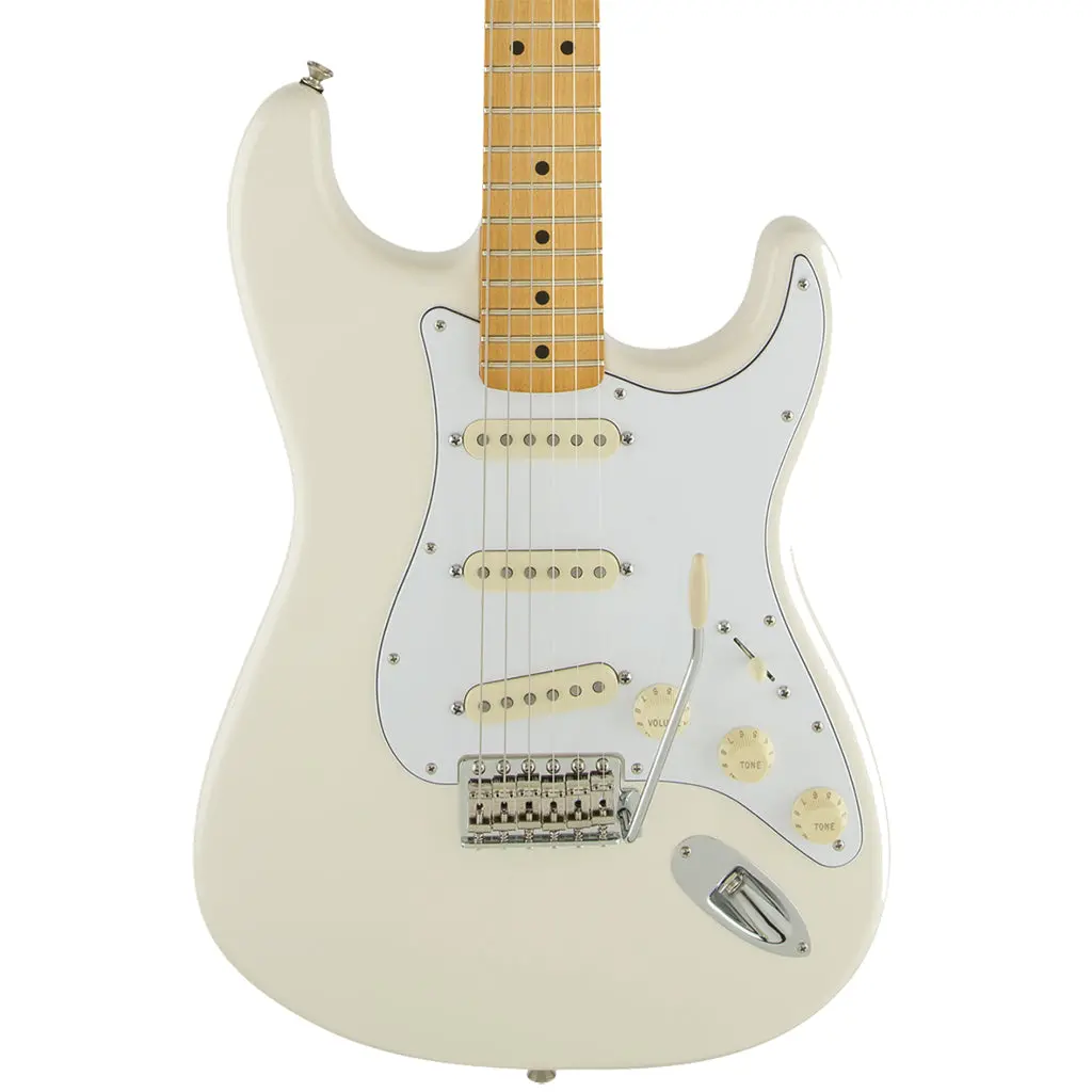 Fender Jimi Hendrix Signature Stratocaster - Olympic White- Maple Neck 1