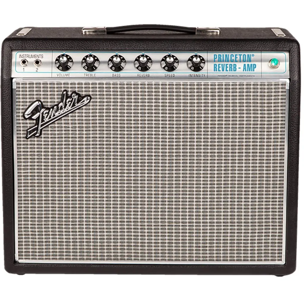 Fender 68 Custom Princeton Reverb - 12W 1X10 Combo Tube Amp 1