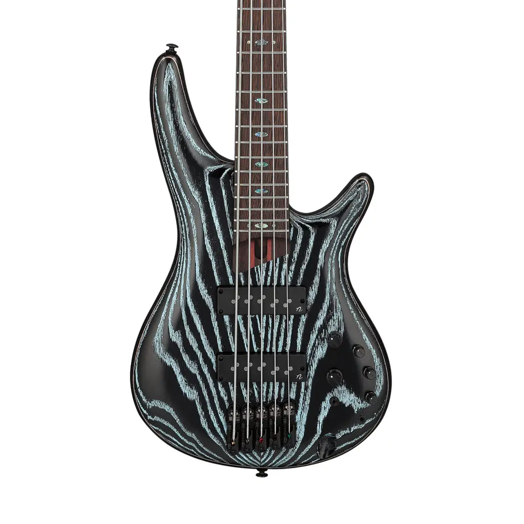 Ibanez Sr1325sb Premium 5-String Bass Nordstrand Pickups - Aqua Wave Low Gloss 1