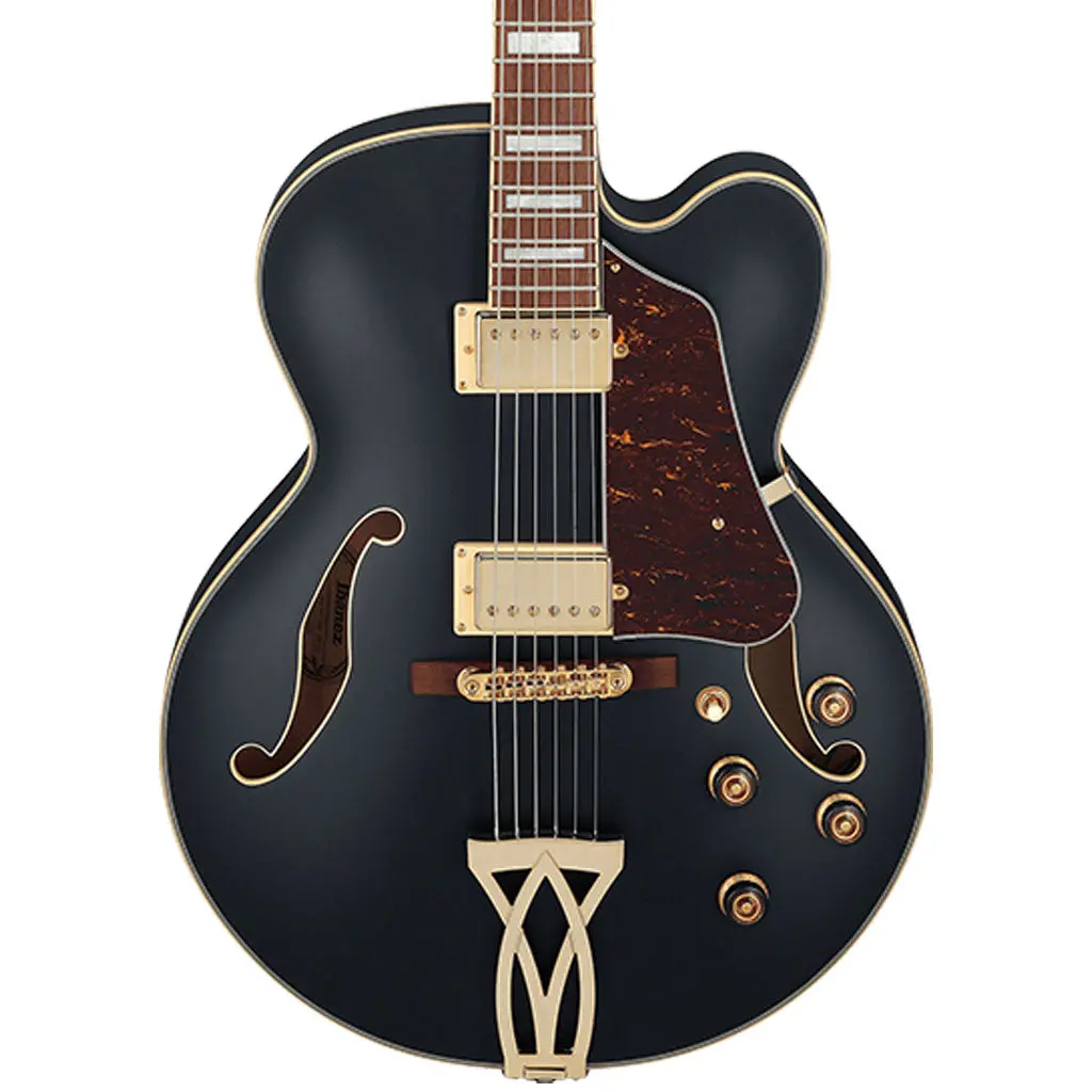 Ibanez Af75g Artcore Hollowbody Electric Guitar - Black Flat 1